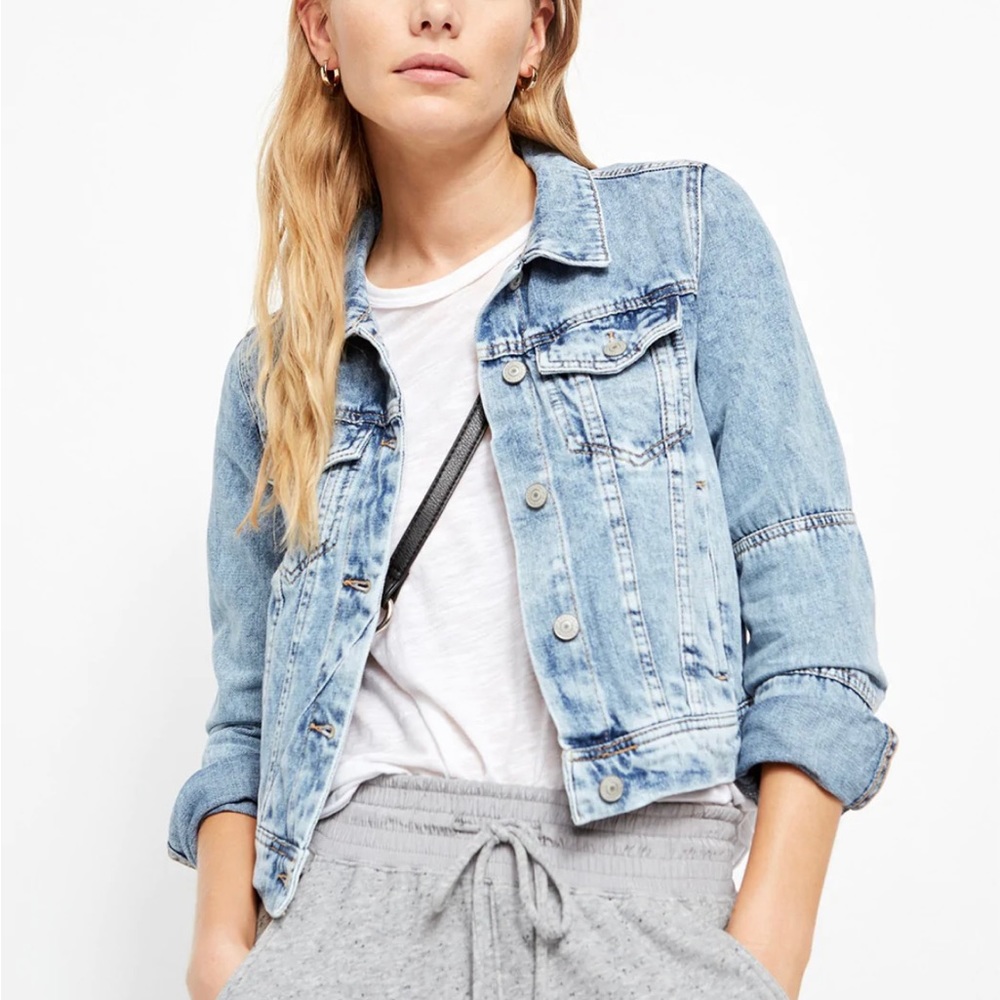 Free People Rumors Denim Jacket